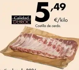 Supermercados Lupa Costilla de cerdo oferta