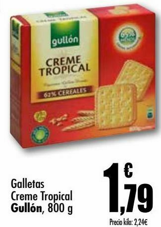 Unide Supermercados Galletas creme tropical gullón oferta