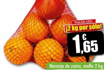 Unide Supermercados Naranja de zumo oferta