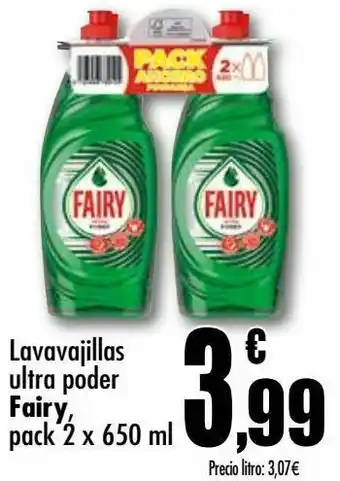 Unide Supermercados Lavavajillas ultra poder fairy oferta