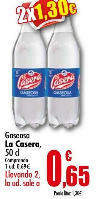 Unide Supermercados Gaseosa la casera oferta