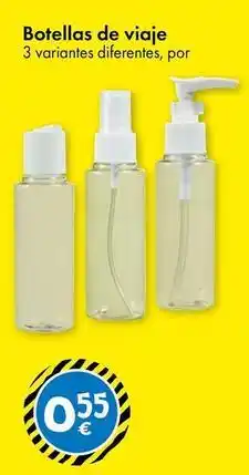TEDi Botellas de viaje oferta