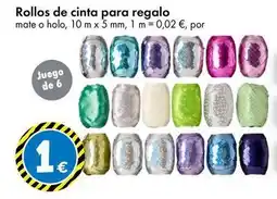TEDi Rollos de cinta para regalo oferta