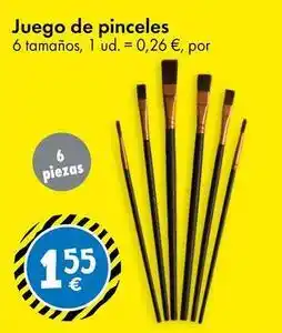 TEDi Juego de pinceles oferta