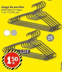 TEDi Juego de perchas oferta