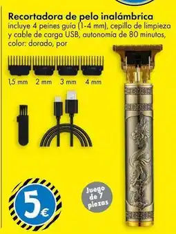 TEDi Recortadora de pelo inalámbrica oferta