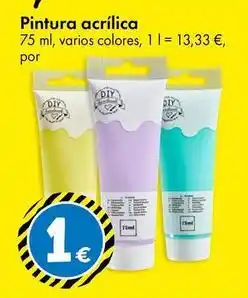 TEDi Pintura acrílica oferta