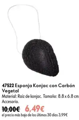 Oriflame Esponja Konjac con Carbón Vegetal oferta