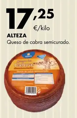Supermercados Lupa Alteza queso de cabra semicurado oferta