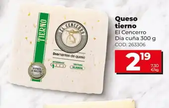 Dia El Cencerro Dia Queso tierno cuña 300g oferta