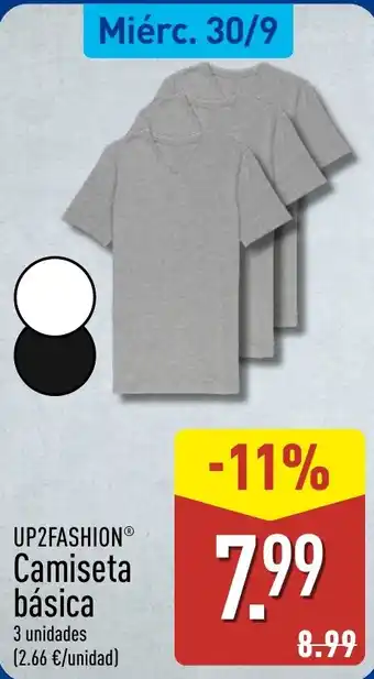 UP2FASHION Camiseta básica