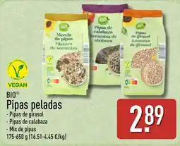 ALDI BIO Pipas peladas oferta