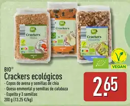 ALDI bio Crackers ecológicos oferta