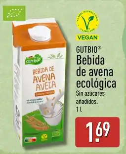 ALDI Gutbio bebida de avena ecológica oferta