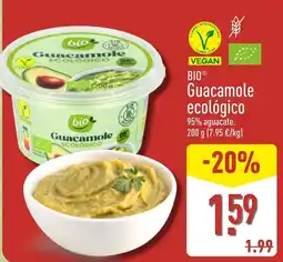 ALDI Bio guacamole ecológico oferta