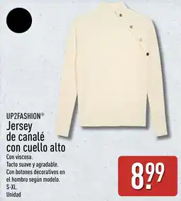 ALDI Up2fashion jersey de canalé con cuello alto oferta