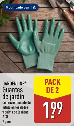 ALDI Gardenline guantes de jardín oferta