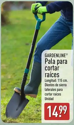 ALDI Gardenline pala para cortar raíces oferta