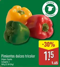 ALDI Pimientos dulces tricolor oferta