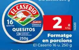 Dia El Caserio quesitos oferta