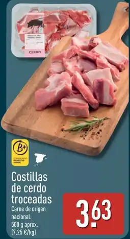 ALDI Costillas de cerdo troceadas oferta
