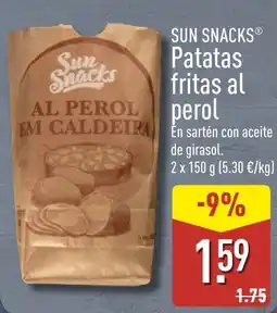ALDI Sun Snacks patatas fritas al perol oferta
