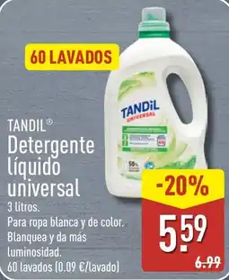 ALDI Tandil Detergente líquido universal oferta