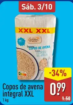 ALDI Golden Bridge copos de avena integral XXL oferta