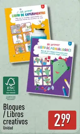 ALDI Bloques / Libros creativos oferta