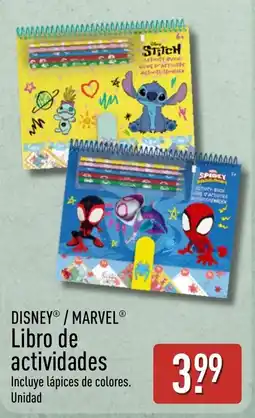ALDI Disney / Marvel Libro de actividades oferta