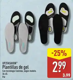 ALDI Up2fashion plantillas de gel oferta
