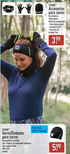 ALDI Crane accesorios para correr oferta