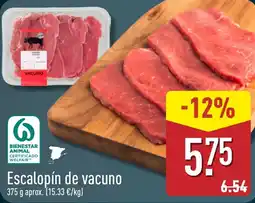ALDI Escalopín de vacuno oferta