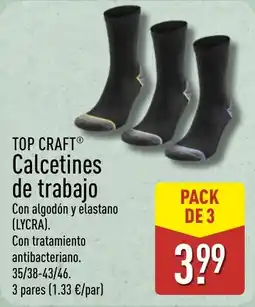 ALDI Top Craft calcetines de trabajo oferta