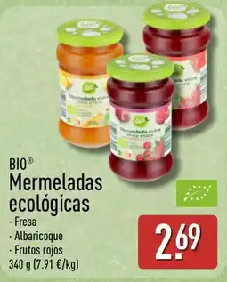 ALDI BIO Mermeladas ecológicas oferta