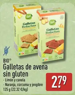 ALDI BIO Galletas de avena sin gluten oferta