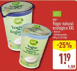 ALDI Bio Yogur natural ecológico XXL oferta