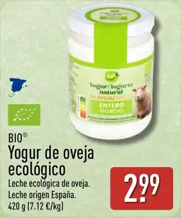 ALDI BIO Yogur de oveja ecológico oferta