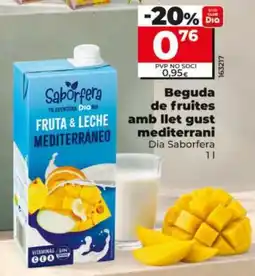 Dia Dia Saborfera beguda de fruites amb llet gust mediterrani oferta