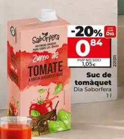 Dia Dia Saborfera suc de tomàquet oferta