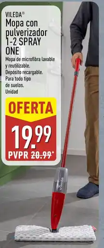 ALDI Vileda mopa con pulverizador 1-2 spray one oferta