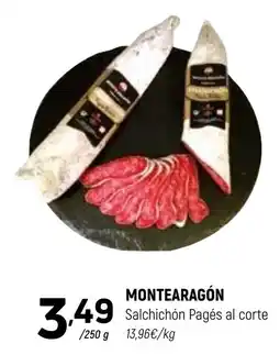 Coviran Montearagón Salchichón Pagés al corte oferta