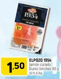 Coviran Elpozo 1954 jamón curado duroc lonchas oferta