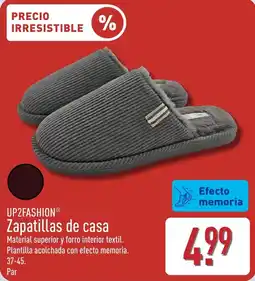 ALDI Up2fashion zapatillas de casa oferta