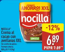 ALDI nocilla crema al cacao con avellanas oferta