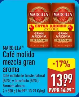 ALDI Marcilla café molido mezcla gran aroma oferta