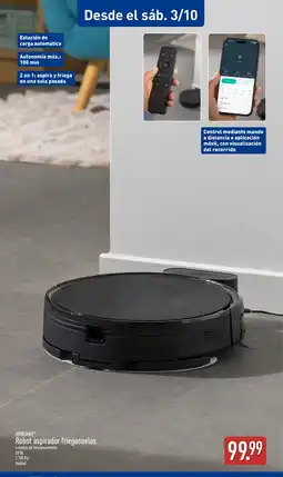 ALDI Ambiano robot aspirador friegasuelos oferta