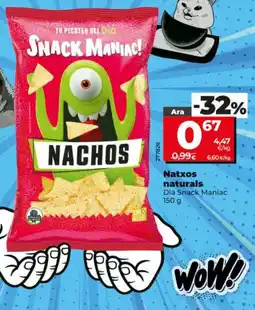 Dia Dia Snack Maniac Nachos oferta