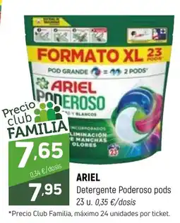 Coviran Ariel Detergente Poderoso pods oferta