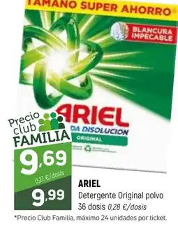 Coviran Ariel Detergente Original polvo oferta